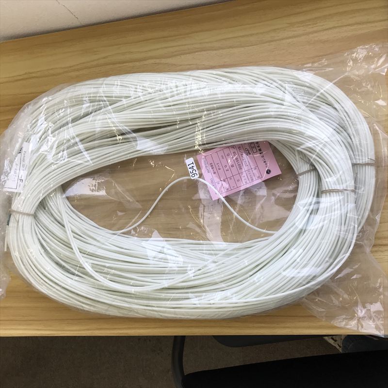 S-693(F-1),耐熱チューブ,2.0mm,白,ニッカン工業,300ｍ - 1