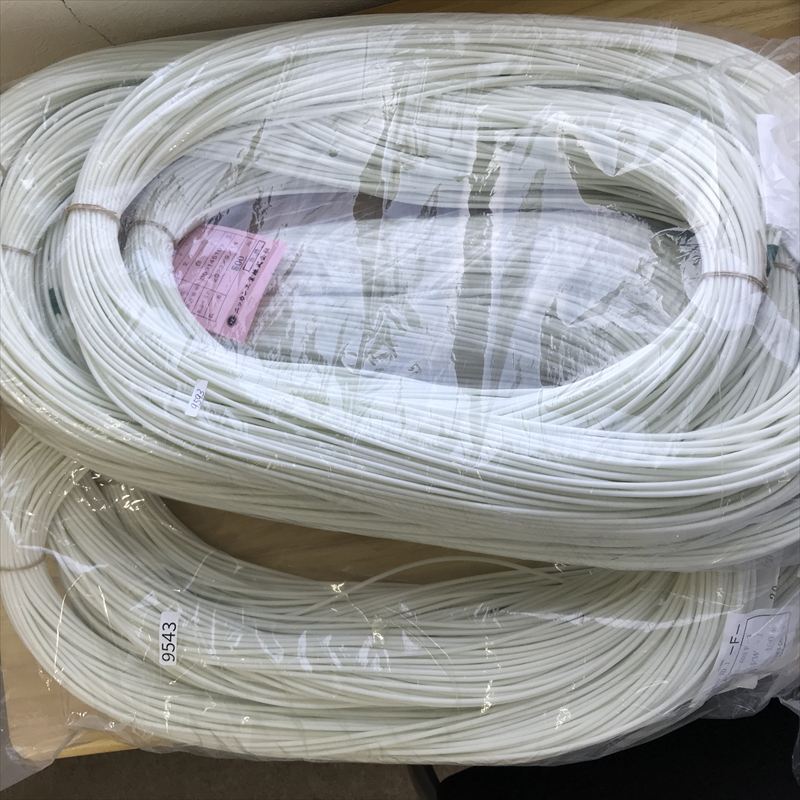 S-693(F-1),耐熱チューブ,2.0mm,白,ニッカン工業,900ｍ - 1