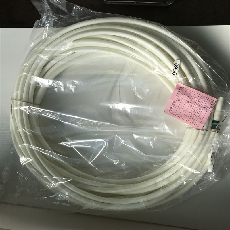 S-693(F-1),耐熱チューブ,10.0mm,白,ニッカン工業,25m - 1