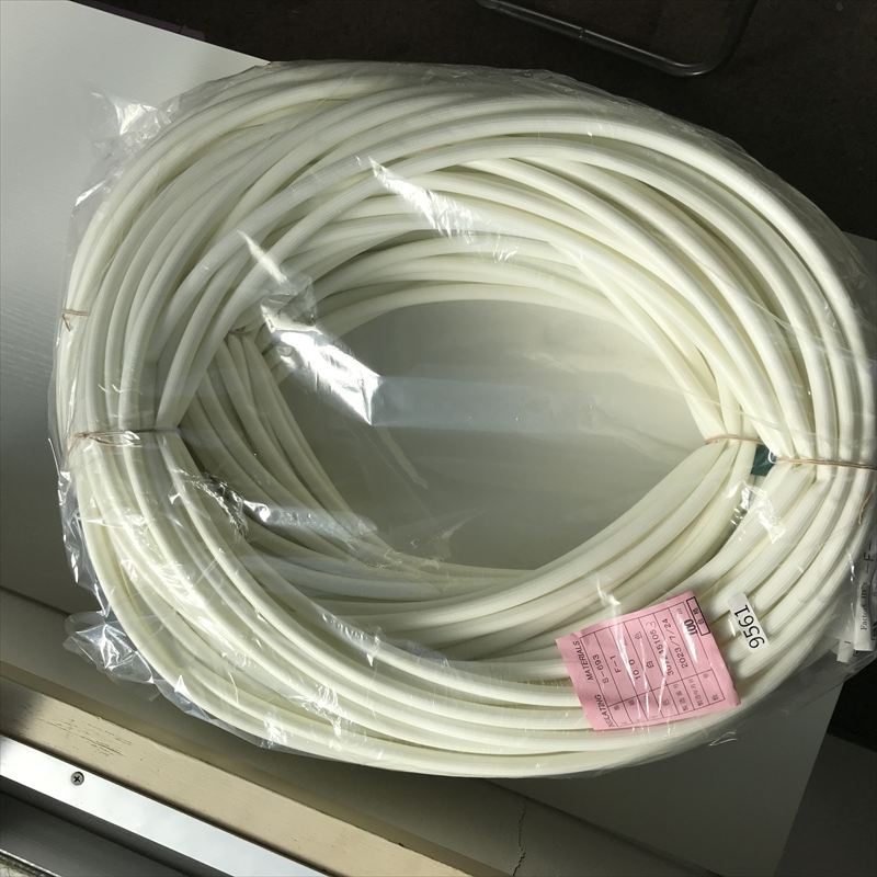 S-693(F-1),耐熱チューブ,10.0mm,白,ニッカン工業,100m - 1