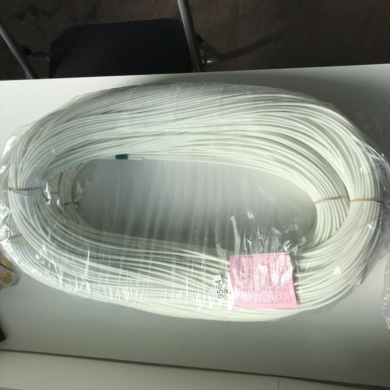 S-693(F-1),耐熱チューブ,2.5ｍｍ,白,ニッカン工業,500m - 1