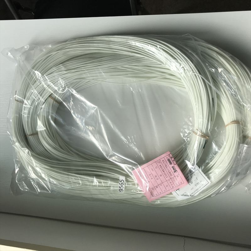 S-693(F-2),耐熱チューブ,2.0mm,白,ニッカン工業,300m - 1