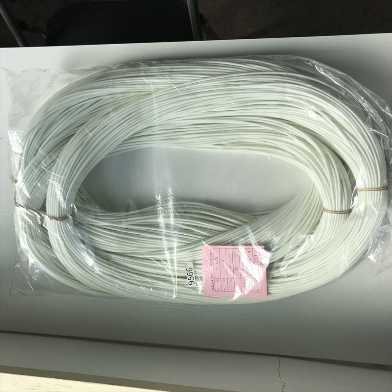 S-693(F-2),耐熱チューブ,2.0mm,白,ニッカン工業,500m - 1