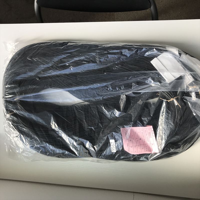 S-693(F-1),耐熱チューブ,0.8mm,黒,ニッカン工業,1000m - 1