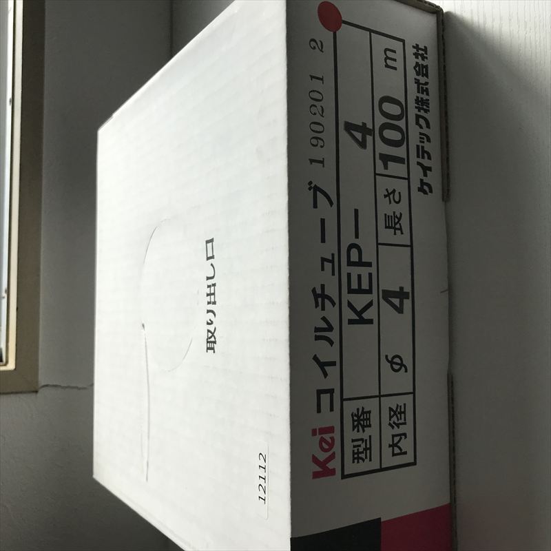 KEP-4,スパイラルチューブ,透,ケイテック,100ｍ - 2