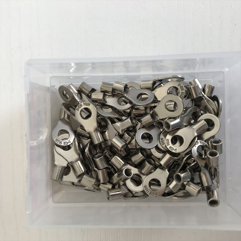 N2-4,圧着端子,銀,ニチフ,80個 - 1