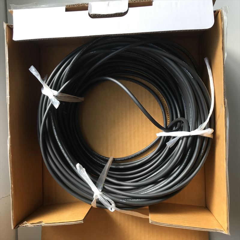 CM2464-1061/2A LF,CMケーブル,3PX24AWG(7/0.2),黒,太陽ケーブルテック(TAIYO),57ｍ - 1
