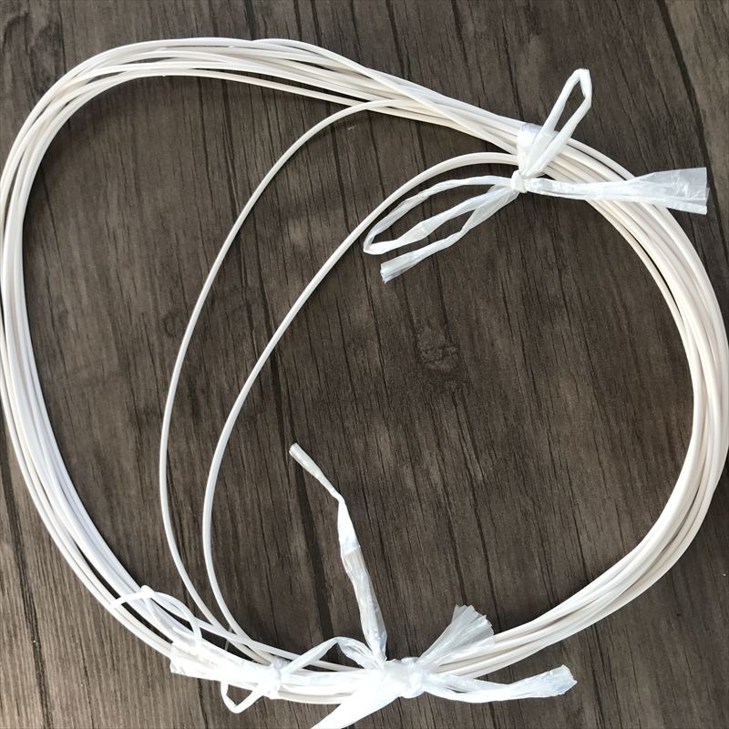 UL1015電線,AWG18,白,プロテリアル(日立金属),11ｍ - 1