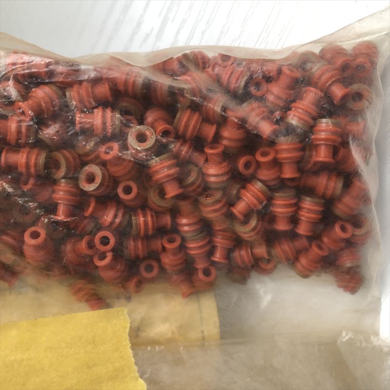 7157-7811-80,ワイヤーシール/防水ゴム栓,赤,矢崎(YAZAKI),293個 - 1