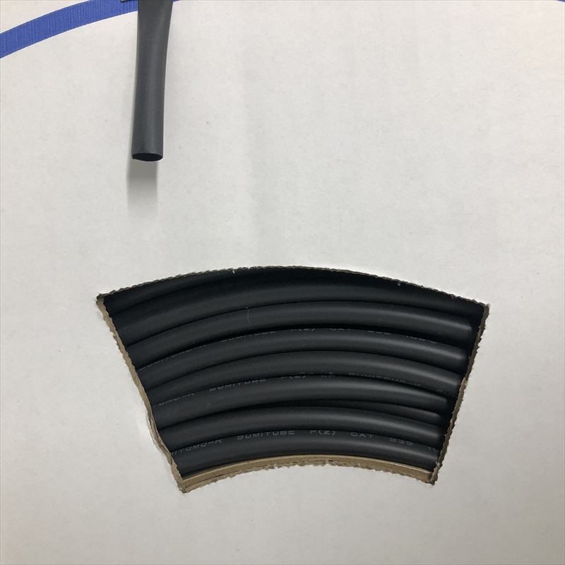 スミチューブ F(Z),熱収縮チューブ,6×0.25,黒,住友電工/住友電装,100ｍ - 1