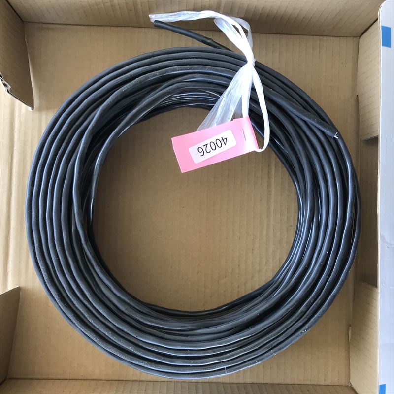 KVC-36SB,KVCケーブル,2芯x0.5sq ,黒,倉茂電工(クラモ),47.4ｍ - 1