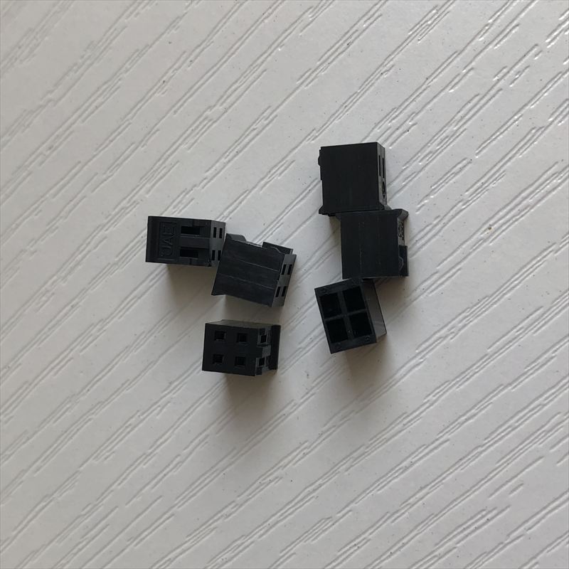 PS-4SLA-D4C2,コネクタ/ハウジング,黒,航空電子(JAE),6個 - 1