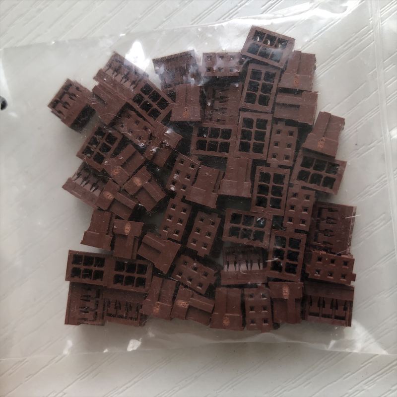 LY10-DC6,コネクタ/ハウジング,茶,航空電子(JAE),99個 - 1