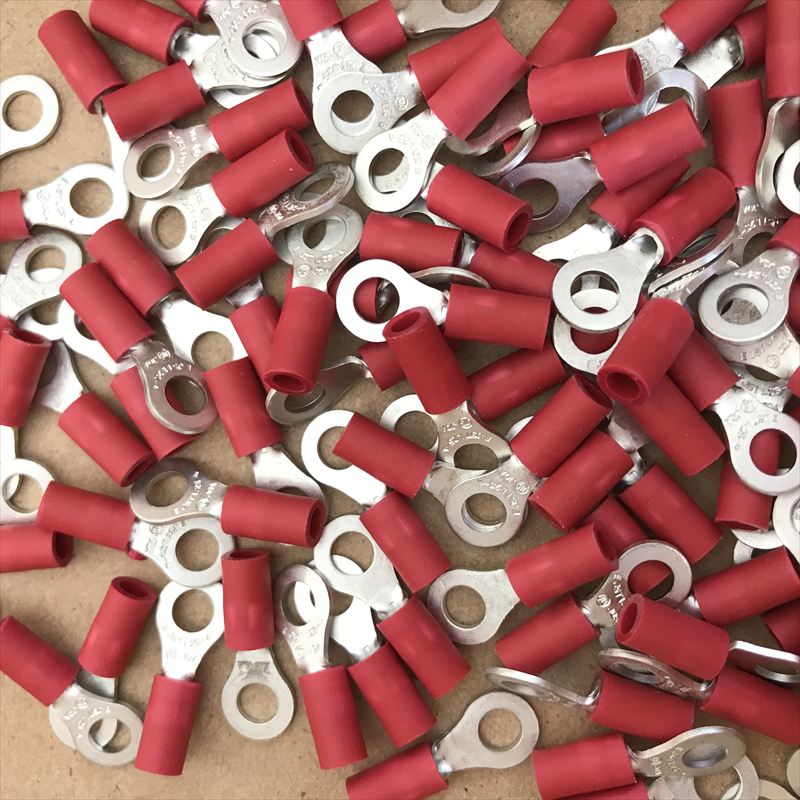 V1.25-4,圧着端子,赤,日本圧着端子製造(JST),120個 - 1