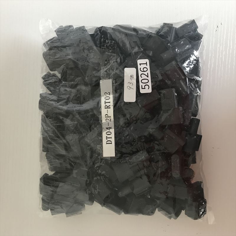 DT04-2P-RT02,コネクタ/ハウジング,黒,ドイチェ/DEUTSCH(タイコ エレクトロニクス),93個 - 1