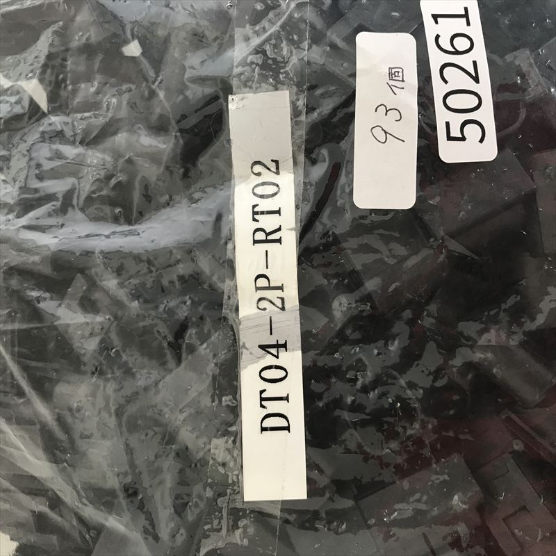 DT04-2P-RT02,コネクタ/ハウジング,黒,ドイチェ/DEUTSCH(タイコ エレクトロニクス),93個 - 2