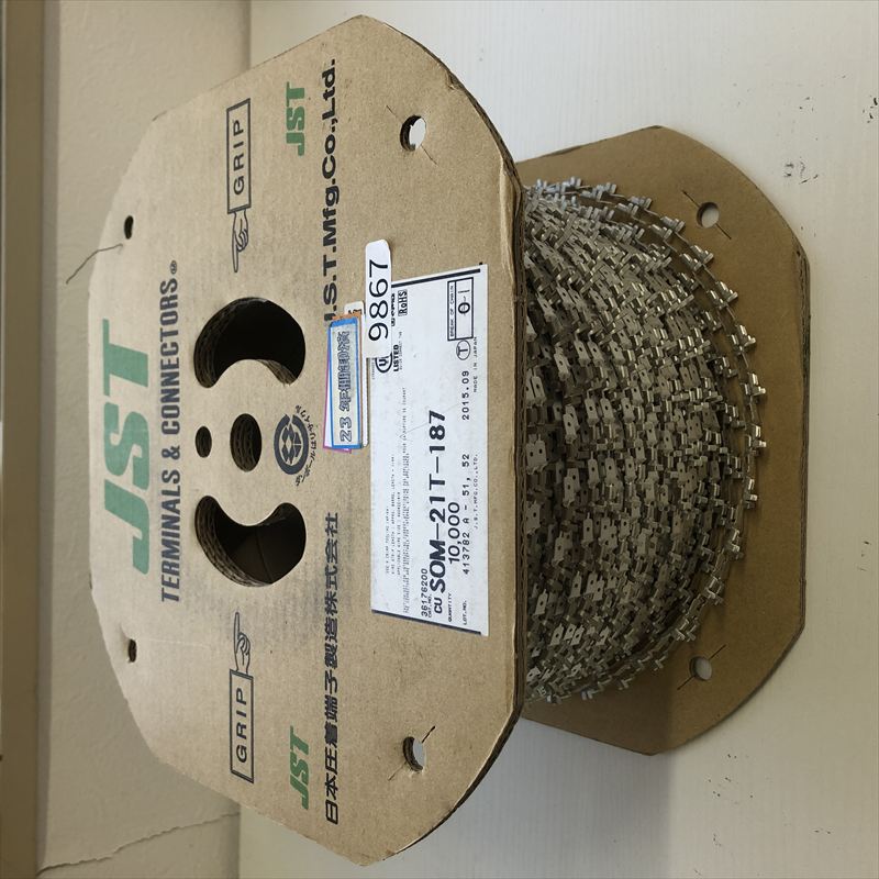 SOM-21T-187,圧着端子,日本圧着端子製造(JST),9000個 - 1