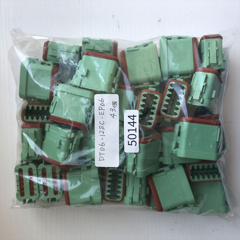 DT06-12SC-EP06,コネクタ/ハウジング,ドイチェ/DEUTSCH(タイコ エレクトロニクス),43個 - 1