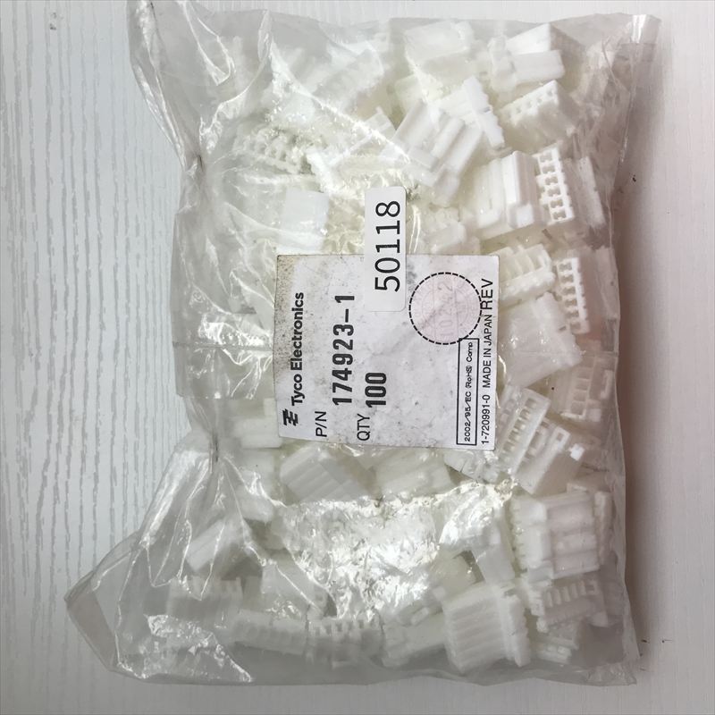 174923-1,コネクタ/ハウジング,タイコエレクトロニクス(AMP),100個 - 1