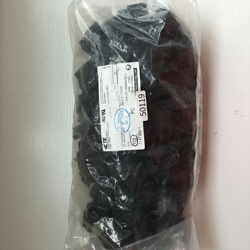 1747365-1,コネクタ/ハウジング,タイコエレクトロニクス(AMP),100個 - 1