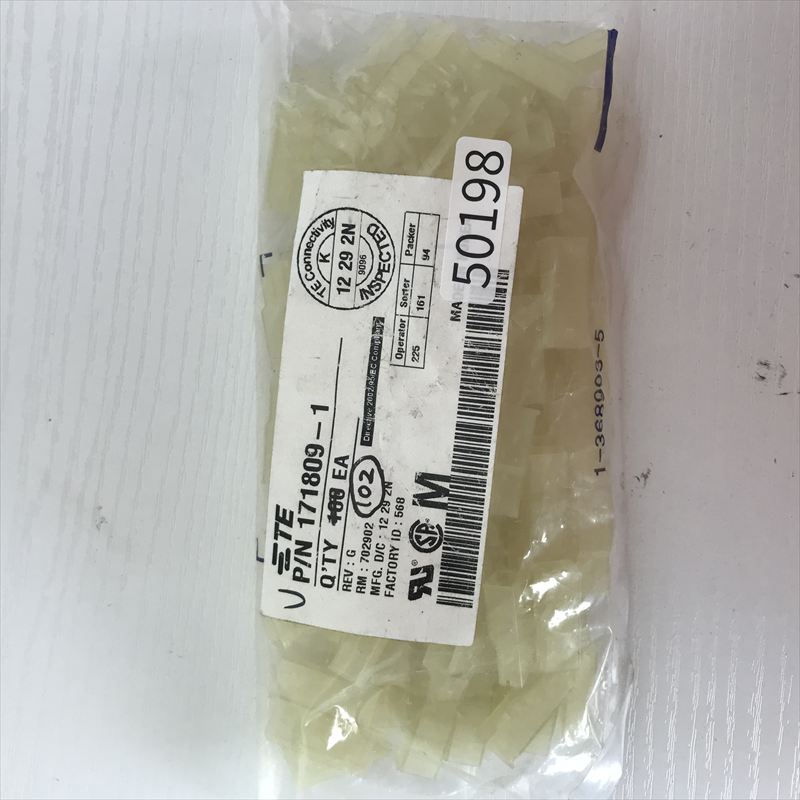 171809-1,コネクタ/ハウジング,タイコエレクトロニクス(AMP),102個 - 1