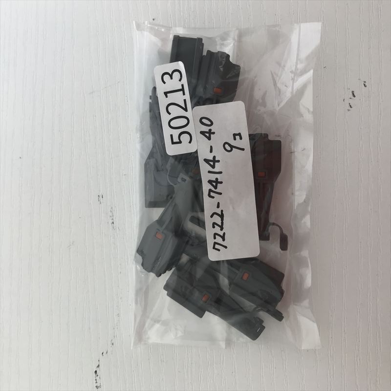 7222-7414-40,コネクタ/ハウジング,黒,矢崎(YAZAKI),9個 - 1