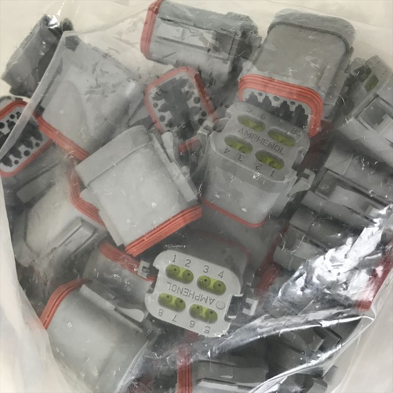 AT06-08SA-MM01,コネクタ/ハウジング,灰,アンフェノール(Amphenol),35個 - 1