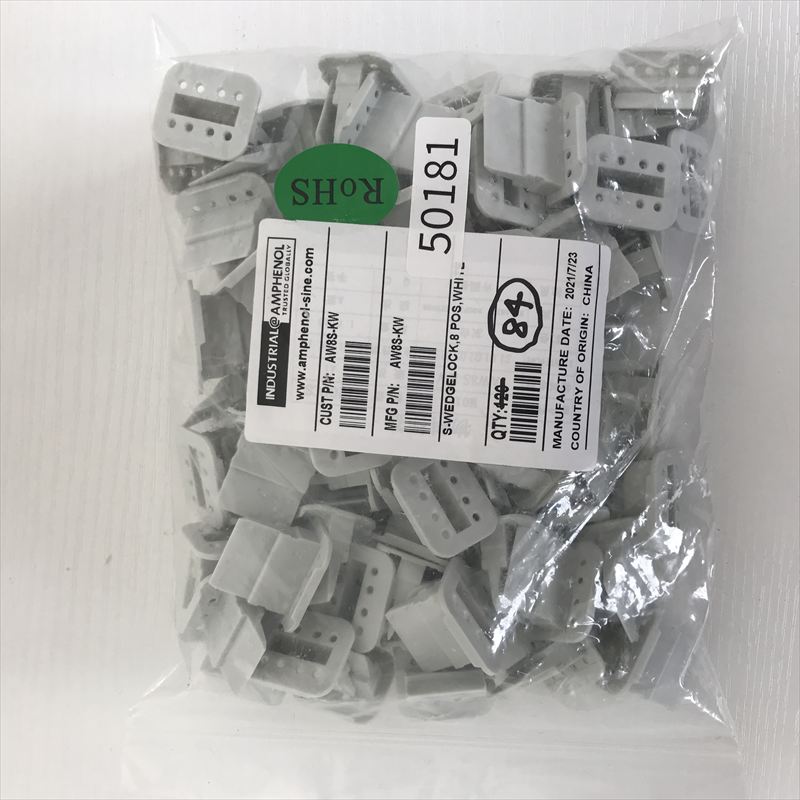 AW8S-KW,コネクタ/ハウジング,灰,アンフェノール(Amphenol),84個 - 1