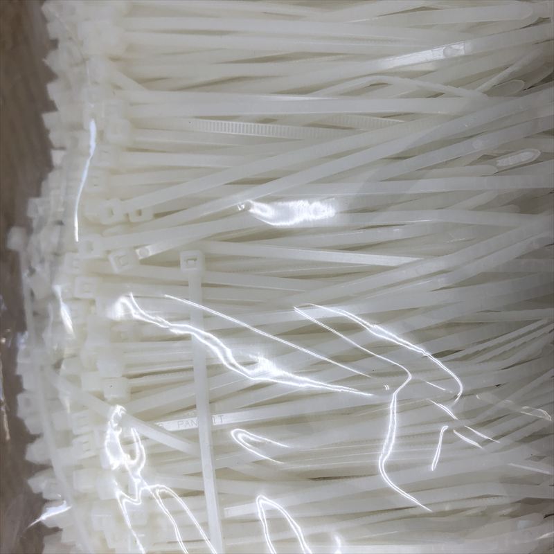 PLT1M-M,結束バンド,白,パンドウイット(PANDUIT),1000本 - 1