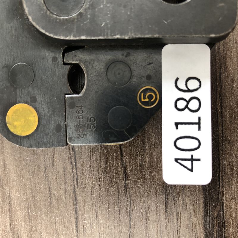 5号ヘッド,DH-1B/AC-5ND用ダイス,5.5,黒,大同端子/イズミ,1個 - 2