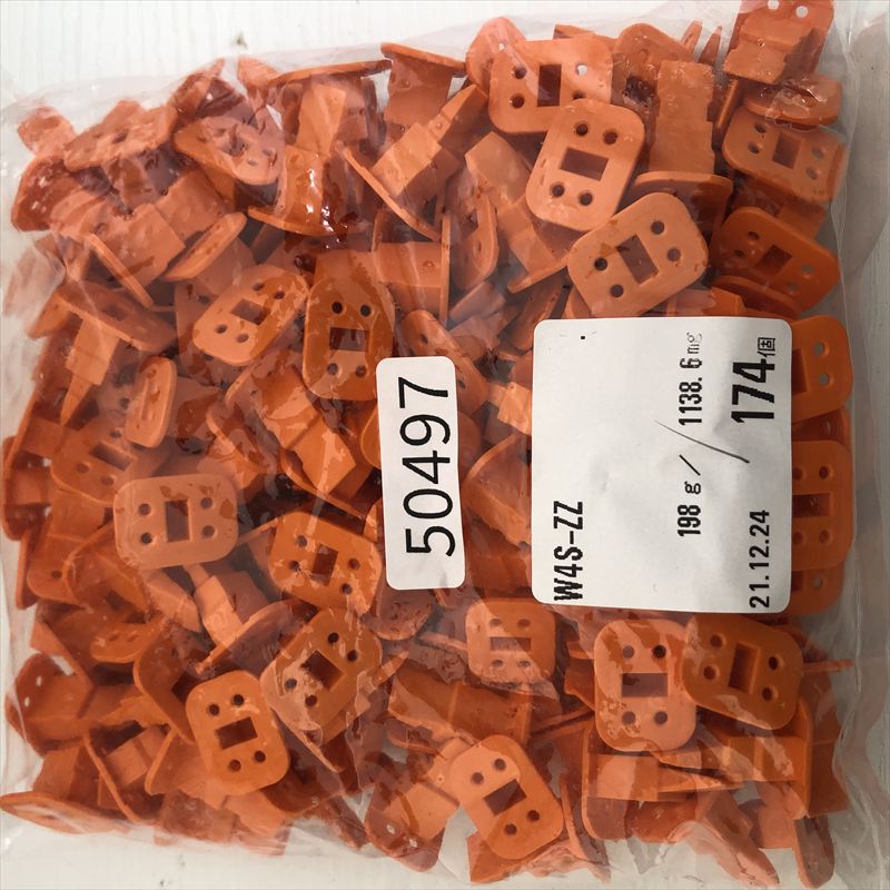 W4S-ZZ,ウェッジロック,橙,ドイチェ/DEUTSCH(タイコ エレクトロニクス),174個 - 1