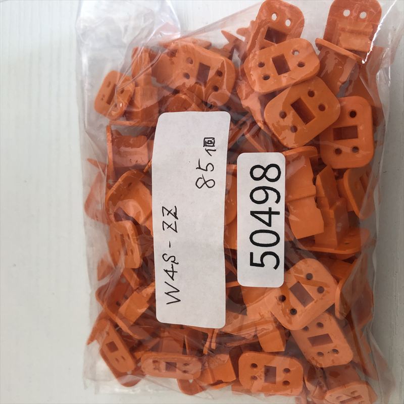 W4S-ZZ,ウェッジロック,橙,ドイチェ/DEUTSCH(タイコ エレクトロニクス),85個 - 1