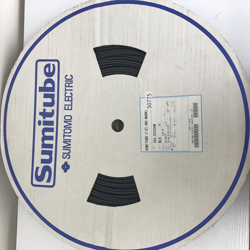 スミチューブF4(Z),熱収縮チューブ,3x0.25,黒,住友電工/住友電装,200m - 1