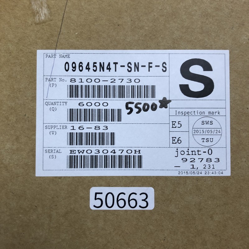8100-2730,圧着端子,住友電工/住友電装,5500個 - 2