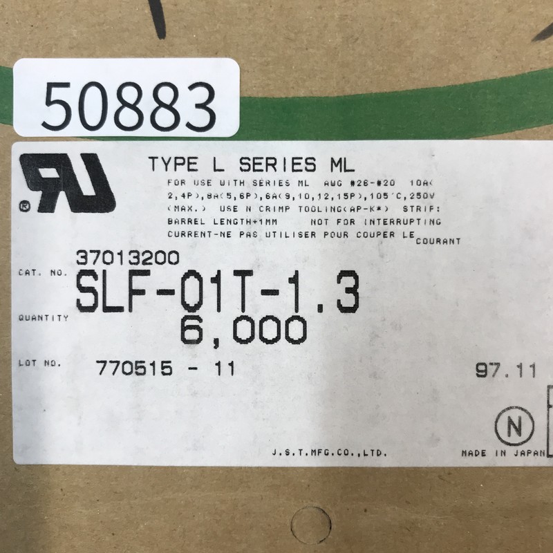 SLF-01T-1.3,圧着端子,日本圧着端子製造(JST),5500個 - 2