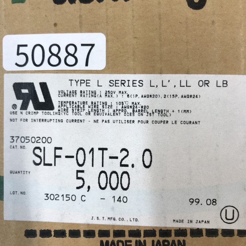 SLF-01T-2.0,圧着端子,日本圧着端子製造(JST),3800個 - 2