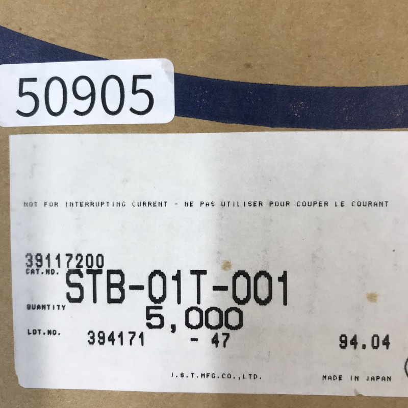STB-01T-001,圧着端子,日本圧着端子製造(JST),1500個 - 2