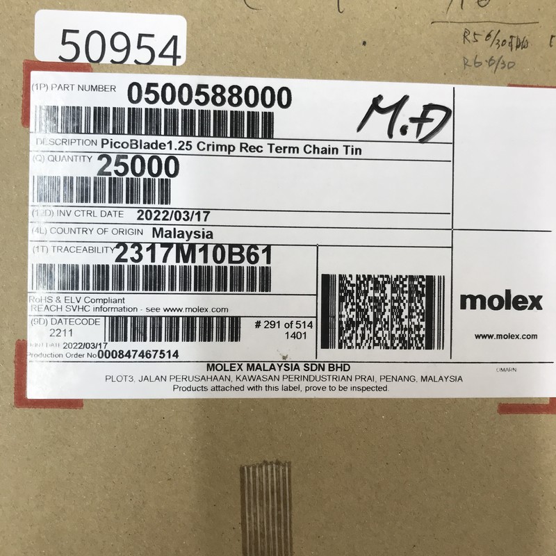 50058-8000/0500588000,圧着端子,モレックス(MOLEX),8500個 - 2