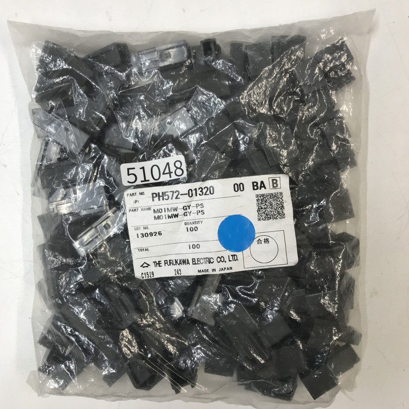 M01MW-GY-PS/PH572-01320,コネクタ/ハウジング,灰,古河電工(三菱電線/菱星電装/SJD),100個
