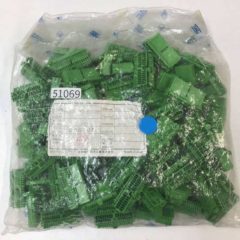 IL-AG5-30S-D3C1/901-523-0307-03,コネクタ/ハウジング,緑,航空電子(JAE),80個