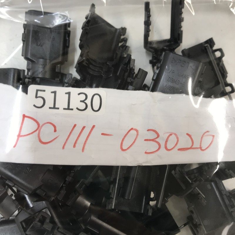 PC111-03020,コネクタ/ハウジング,黒,古河電工(三菱電線/菱星電装/SJD),22個 - 2