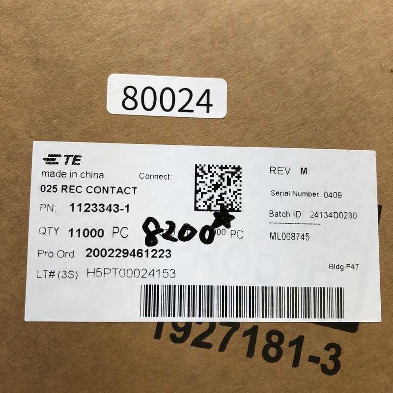 1123343-1,圧着端子,タイコエレクトロニクス(AMP),8200個 - 2