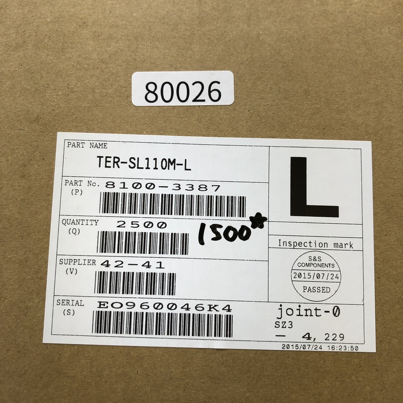 8100-3387,圧着端子,住友電工/住友電装,1500個 - 2