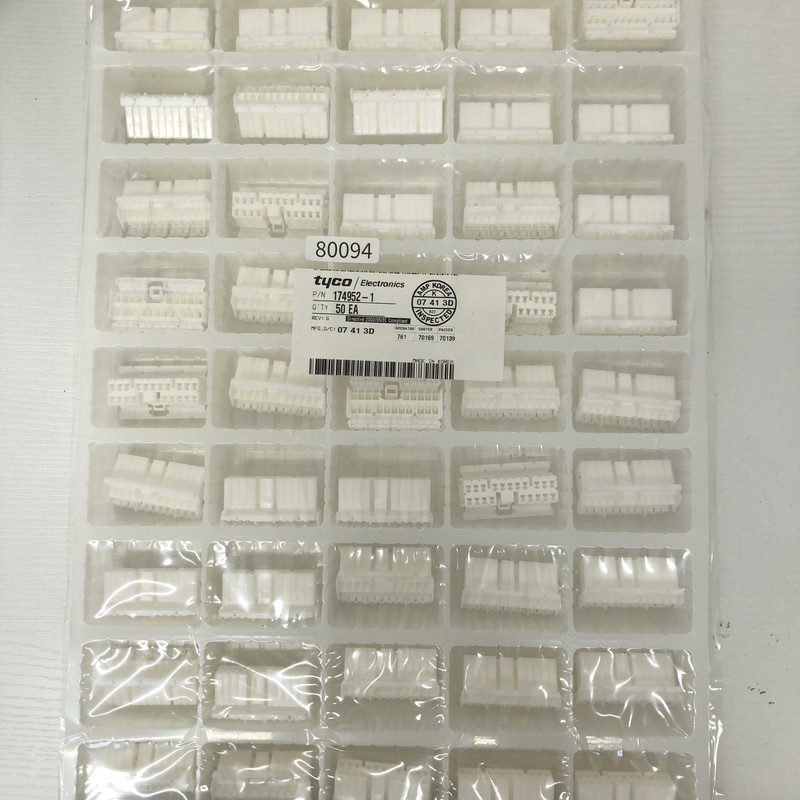 174952-1,コネクタ/ハウジング,白,タイコエレクトロニクス(AMP),50個 - 1