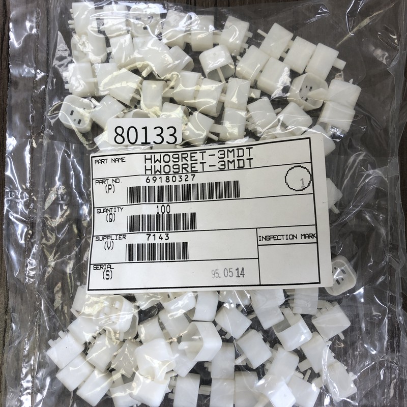 HW09RET-3MDT/6918-0327,リテーナ,白,住友電工/住友電装,100個 - 1