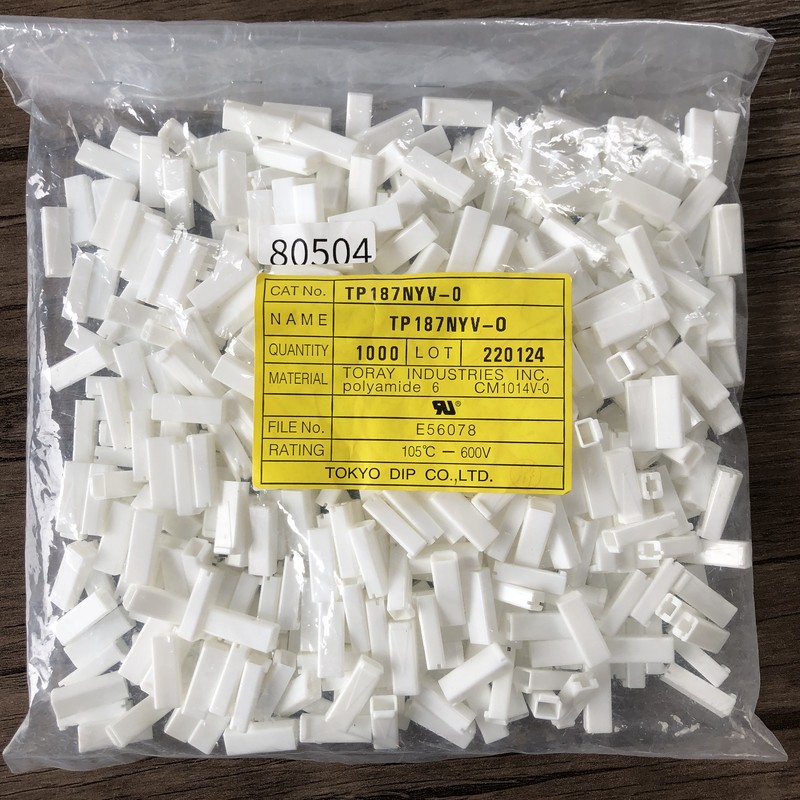 TP187NYV-0,絶縁キャップ/端末キャップ,白,東京ディップ(TOKYO DIP),460個 - 1