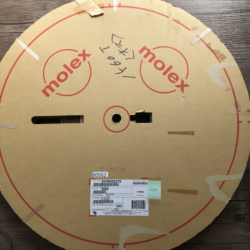 0039000278/1560T,圧着端子,モレックス(MOLEX),500個 - 1