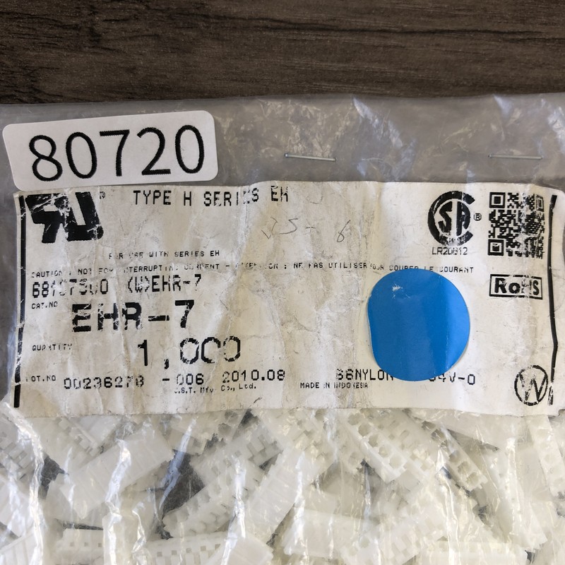 EHR-7,コネクタ/ハウジング,日本圧着端子製造(JST),430個 - 2