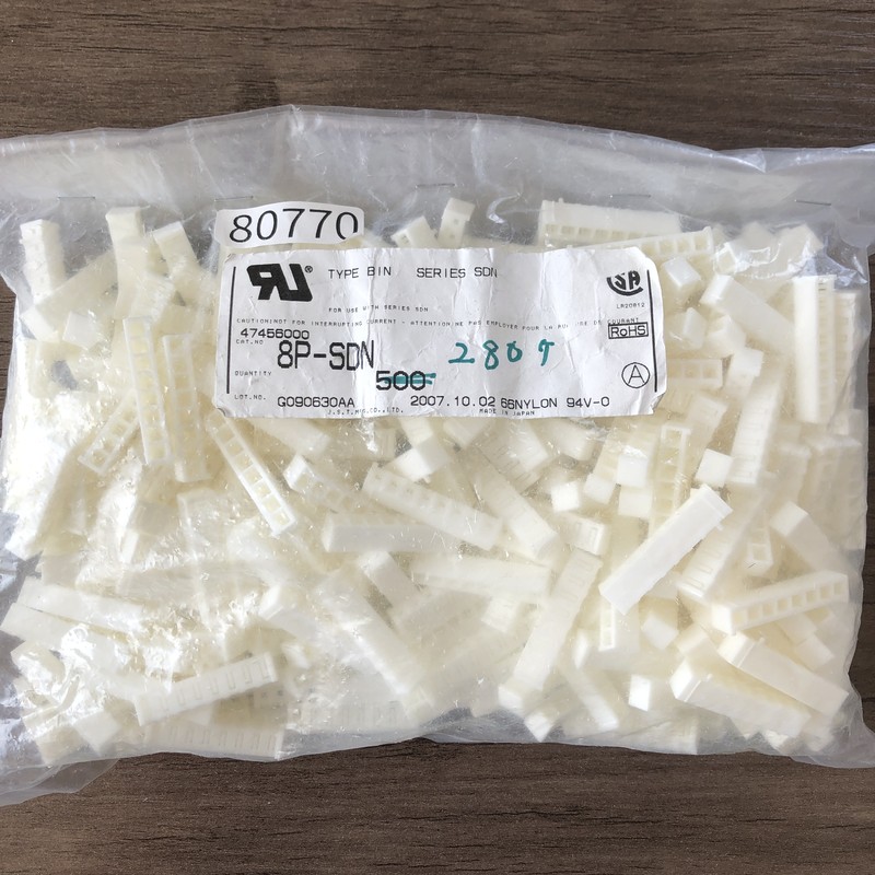 8P-SDN,コネクタ/ハウジング,日本圧着端子製造(JST),290個 - 1
