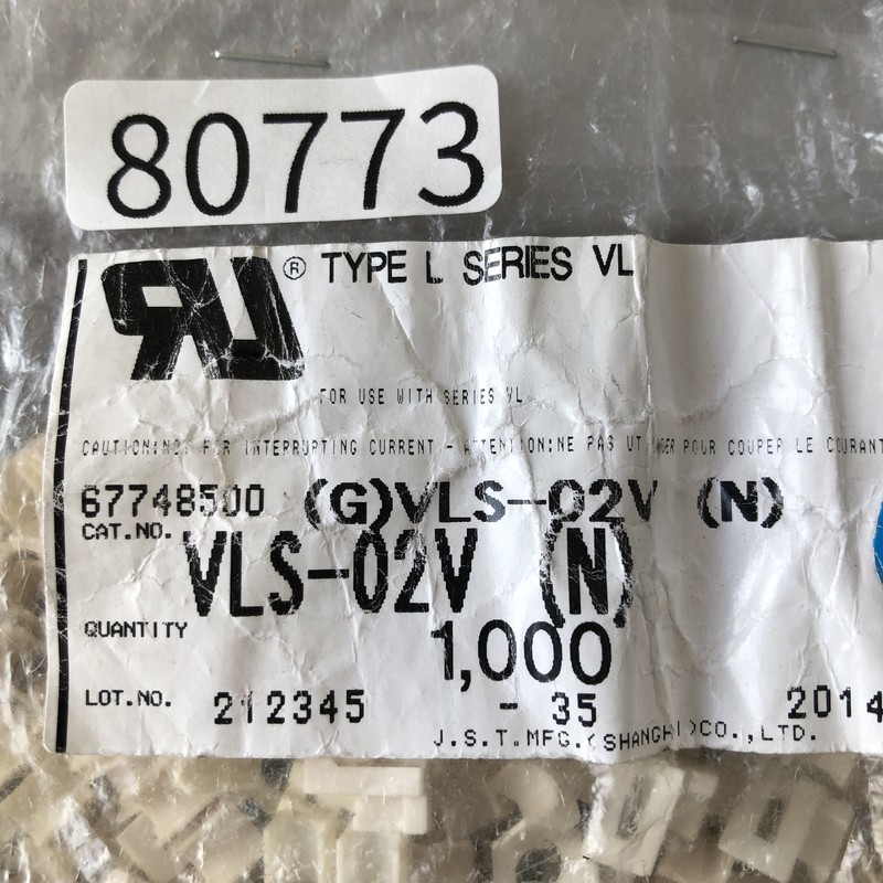 VLS-02V,コネクタ/ハウジング,日本圧着端子製造(JST),340個 - 2